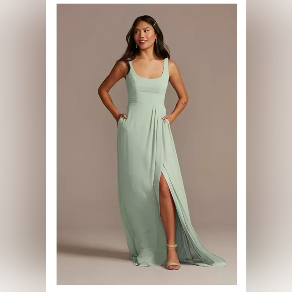 Bridesmaid dress dusty sage